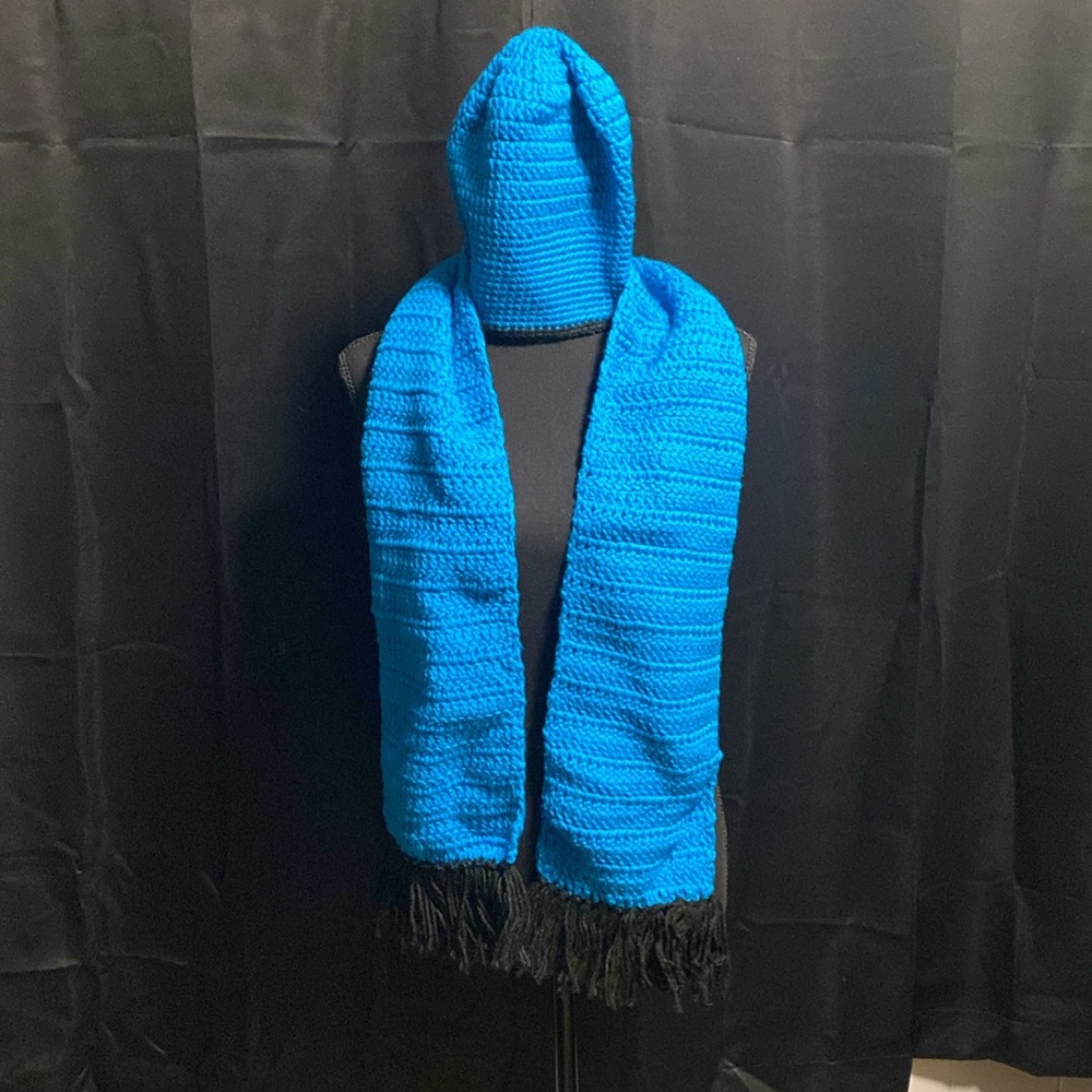 Handmade Knitted Hat and Scarf